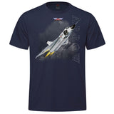 Avro Arrow Flight Adult Short Sleeve T-shirt - navy