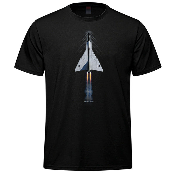 Avro Arrow Pure Vertical Adult T-shirt - black