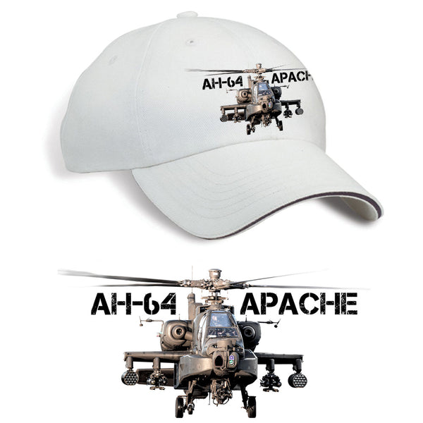 AH-64 Apache Printed Hat - stone