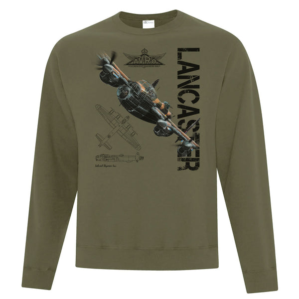 Avro Lancaster Adult Crew Neck Sweatshirt