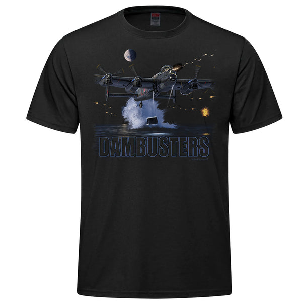 Dambusters Flight Adult T-shirt short sleeve - black