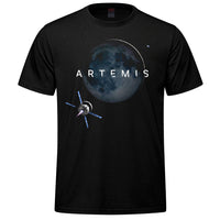 NASA Artemis Space Adult T-shirt - black