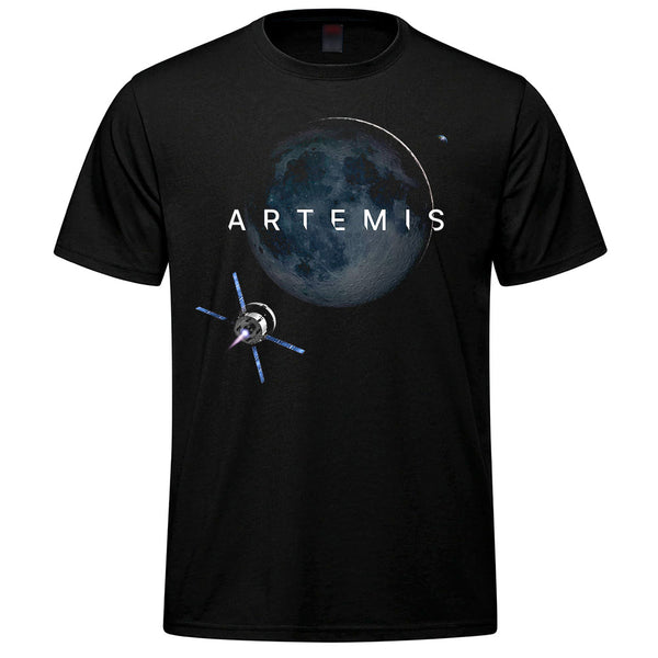 NASA Artemis Space Adult T-shirt - black