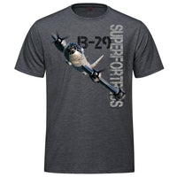 B-29 Superfortress Adult T-shirt - charcoal heather