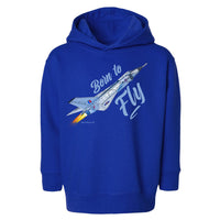 Unisex Born to Fly Avro Arrow Toddler Pullover Hoodie