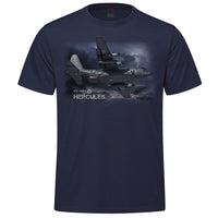 C-130 Hercules Adult T-shirt - navy