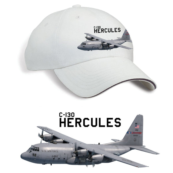 C-130 Hercules USAF Printed Hat - stone
