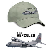 C-130 Hercules USAF Printed Hat - taupe