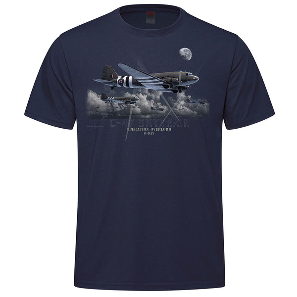 C-47 Skytrain Adult T-shirt - navy