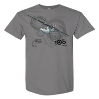 RCAF 100 Legacy PBY Canso Adult T-shirt - silver