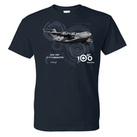 RCAF 100 Legacy CC-17 Globemaster Adult T-shirt - navy