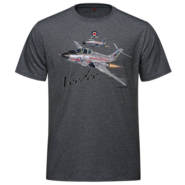 CF-101 Voodoo 2021 Adult T-shirt - charcoal heather