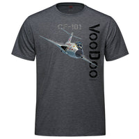 CF-101 Voodoo (RCAF) Adult T-shirt - charcoal heather