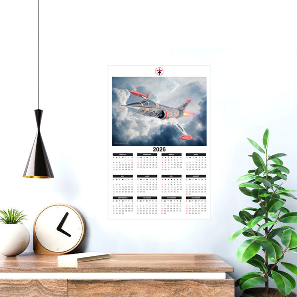 CF-104 Starfighter 2026 Wall Calendar