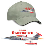 CF-104 Starfighter Printed Hat - taupe