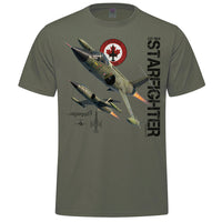 CF-104 Starfighter EU Vintage Adult T-shirt - military green