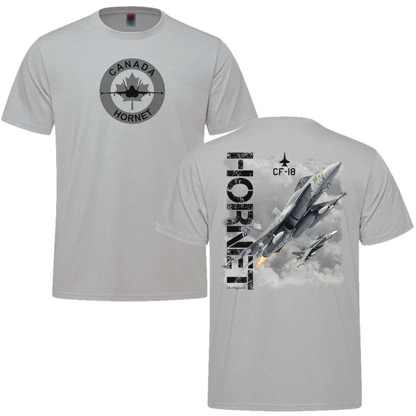 CF-18 Hornet Adult T-shirt - silver