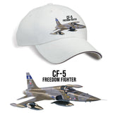 CF-5 Freedom Fighter Adult Printed Hat - stone