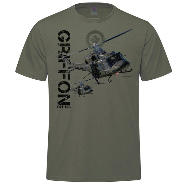 CH-146 Griffon Adult T-shirt - military green