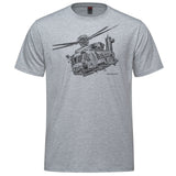 CH-148 Cyclone Sketch Adult T-shirt - athletic heather