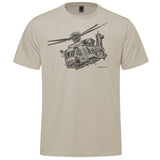 CH-148 Cyclone Sketch Adult T-shirt - sand