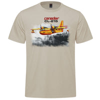 CL-215 Canadair Vintage Adult T-shirt - sand