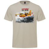 CL-215 Canadair Vintage Adult T-shirt - sand
