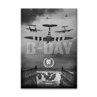D-Day 80th Anniversary Beach Landing Canvas Print