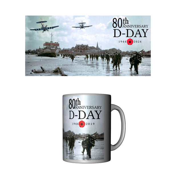 D-Day 80th Anniversary Ceramic Mug