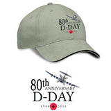 D-Day 80th Anniversary Printed Hat - taupe