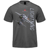English Electric Lightning Vintage Adult T-shirt - charcoal