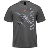 English Electric Lightning Vintage Adult T-shirt - charcoal