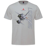 English Electric Lightning Vintage Adult T-shirt - silver