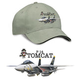 F-14 Tomcat Printed Hat - taupe