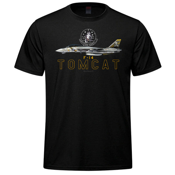 F-14 Tomcat Profile Youth T-shirt - black