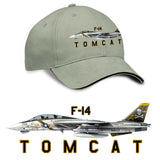F-14 Tomcat Profile Printed Hat - taupe