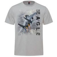 F-15 Eagle Flight Adult T-shirt - silver