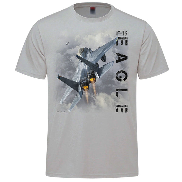 F-15 Eagle Flight Adult T-shirt - silver