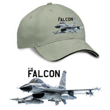 F-16 Fighting Falcon Printed Hat - taupe