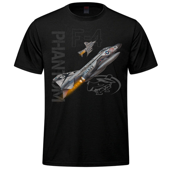F-4 Phantom (USN) Adult T-shirt - black