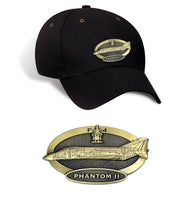 F-4 Phantom Brass Cap Black