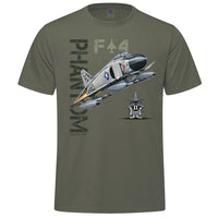F-4 Phantom Adult T-shirt - military green