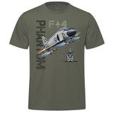 F-4 Phantom Adult T-shirt - military green