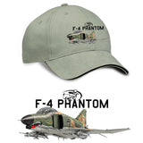 F-4 Phantom USAF Printed Hat - taupe