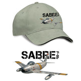 F-86 Sabre USAF Printed Hat - taupe