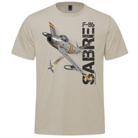 F-86 Sabre Adult T-shirt - sand