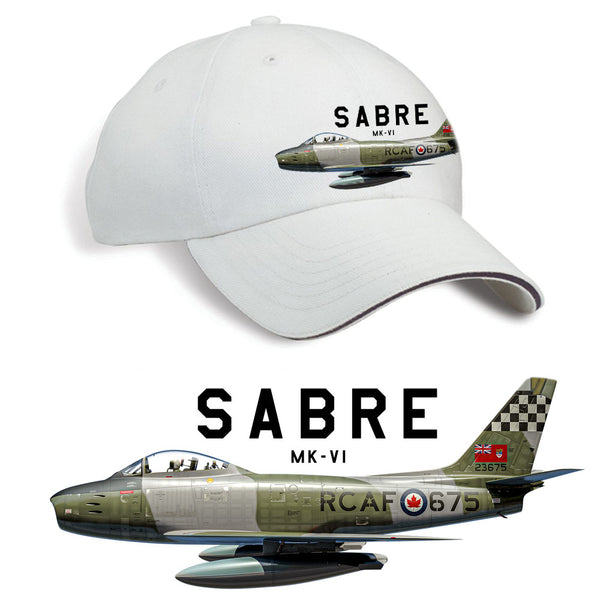 Canadair F-86 Sabre MK.VI Printed Hat - stone