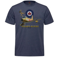 Golden Hawks Adult T-shirt - denim heather