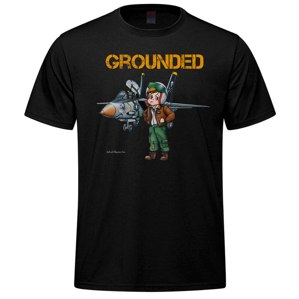 F-14 Tomcat Grounded Youth T-shirt - black