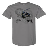 RCAF 100 Legacy CH-146 Griffon Adult T-shirt - silver